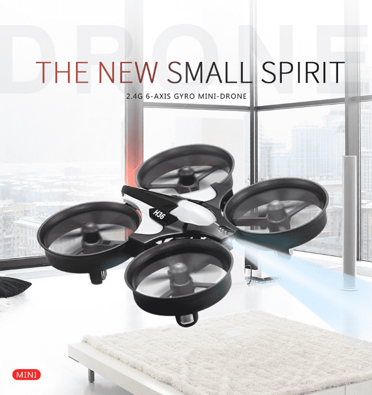 JJRC H36 Mini Drone with Headless Mode and One Key Return - Best RC Helicopter for Kids-0